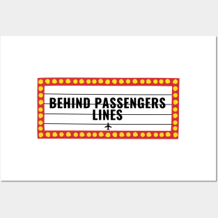 Behind Passengers Lines Posters and Art